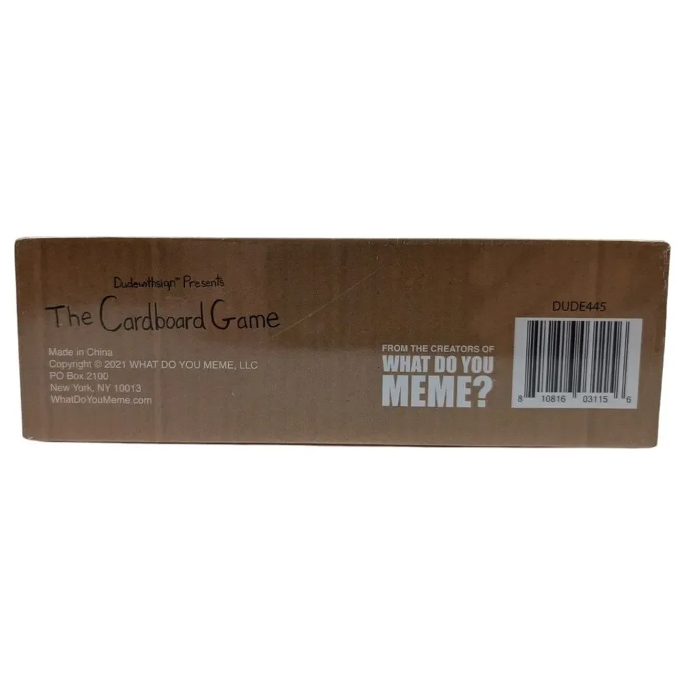 The Cardboard Game Ridiculous Dares Party Game NEW Sealed Ultimate‎ Fun